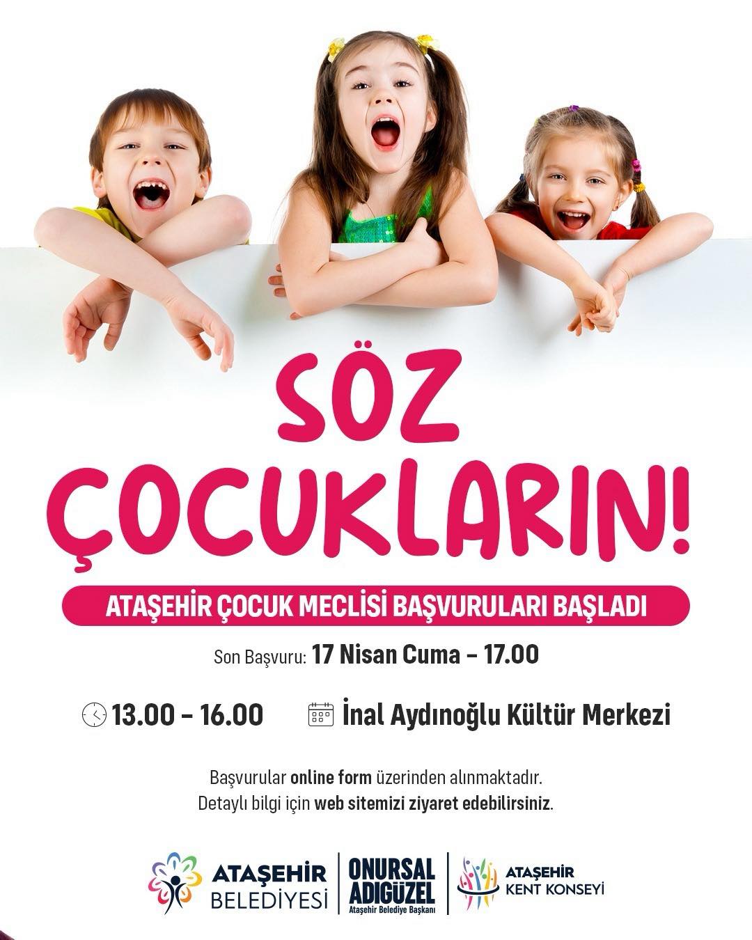 ÇOCUK MECLİSİ BAŞVURULARI BAŞLADI
